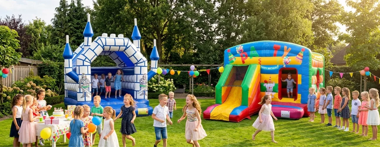 Verjaardag organiseren met Springkussenverhuur Flevoland